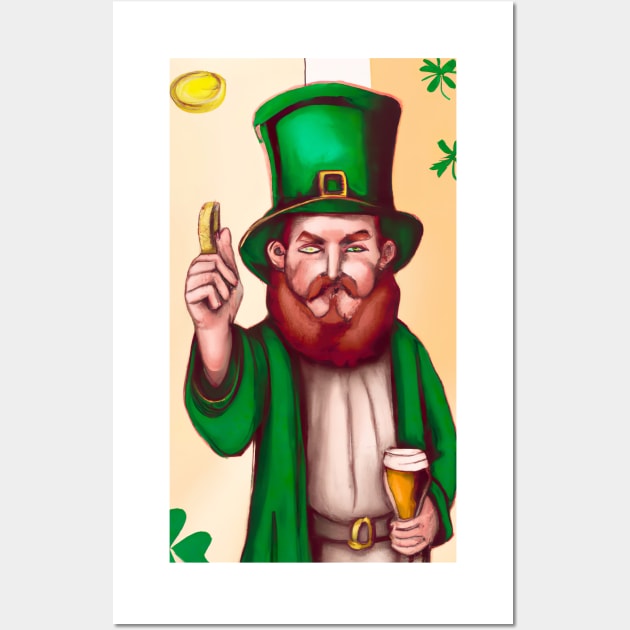 St Patrick Painting Wall Art by Eternal Experience